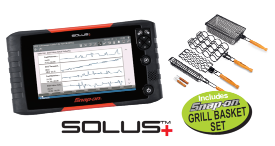 Snap-on SOLUS+ Full Function Scan Tool with Grill Basket Set - XXDEC152
