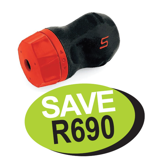 Snap-on Soft Grip Ratcheting Stubby Screwdriver Handle XXDEC129 - Professional Hand Tools