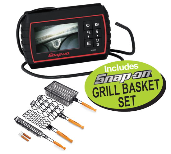 Snap-on Video Inspection Scope with Grill Basket Set | XXDEC160 | Professional Diagnostic Tool