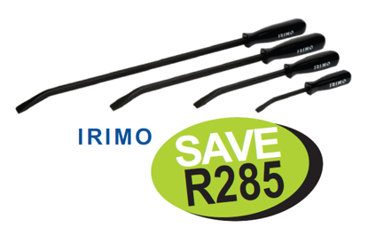 XXFEB206 Snap-on Blue Offset Prybar Set 4pc IRIMO Tool Set with Foam Insert