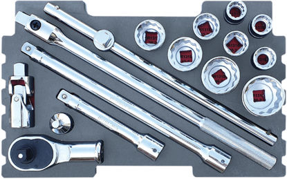 Irimo - MOD.512SR43F - 3/4" Sockets and Accessories Set; 16Pc (suitable for KMC Tool Chest Only)