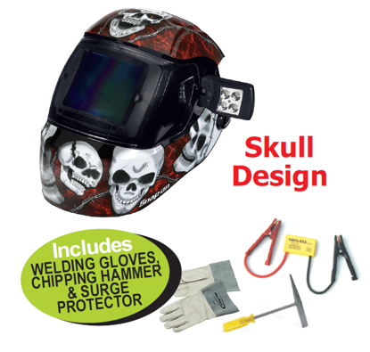 XXMAR266 Snap-on Ignite360° Auto Darkening Welding Helmet With Light & Accessories