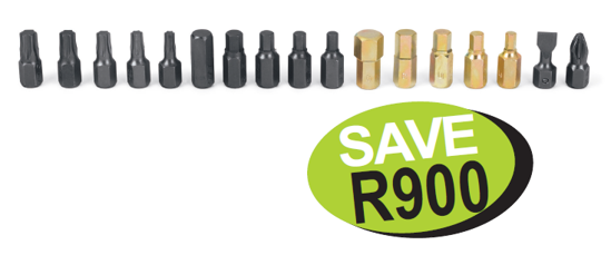 XXAPR206 STUBBY Bit Set (17pc) - Snap-on Tools