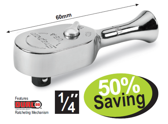 XXAPR211 Stubby Fixed Head Ratchet
