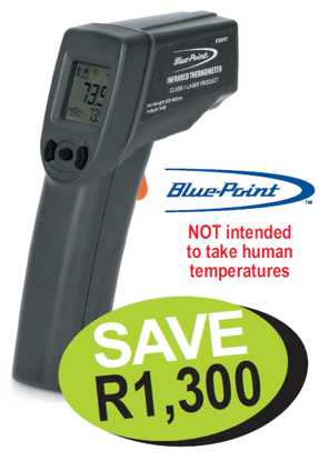 Snap-on Blue-Point RTEMPB7 Infrared Thermometer - Precise Temperature Measurement for Automotive & HVAC