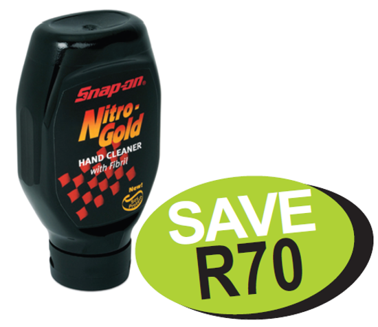 XXMAY298 Snap-on Nitro Gold Hand Cleaner (500ml) - Biodegradable Grease & Grime Remover