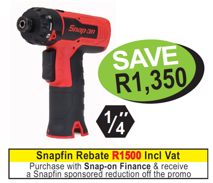 Snap-on 14.4V Brushless Pistol Grip Screwdriver BODY ONLY XXAPR286