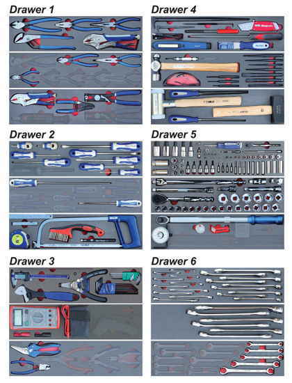 Blue point - SET.AT2BM - 200Pc Intermediate Auto Technician Tool Set in Foam Inserts (Tools only)