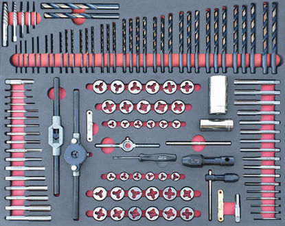 Picture of MOD.907SH45F - Master Tap, Die and Drill Bit Set, 121Pc - Metric and Imperial