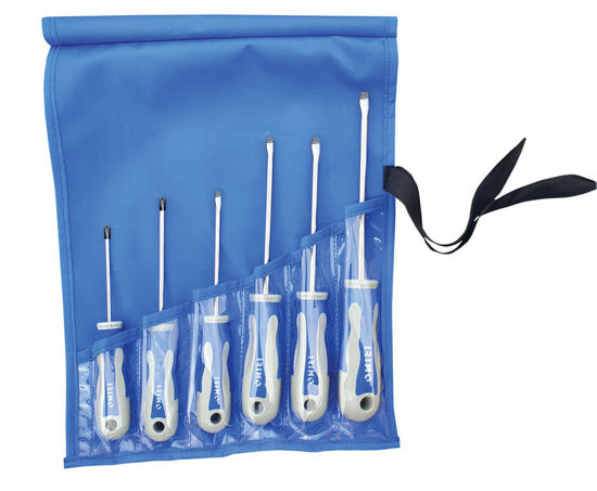 Irimo - IR459-6-WO - Combination Screwdriver Set in Rolled-up Canvas Bag; 6Pc