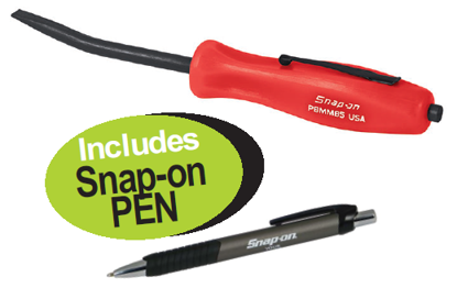 XXJUN202 Snap-on Pocket Prybar with Magnet (XXJUN201) - Straight, Curved, or 90 Degree Tip