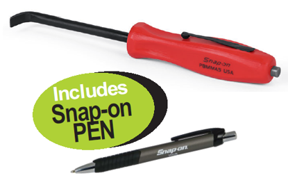 XXJUN203 Snap-on Pocket Prybar with Magnet (XXJUN201) - Straight, Curved, or 90 Degree Tip