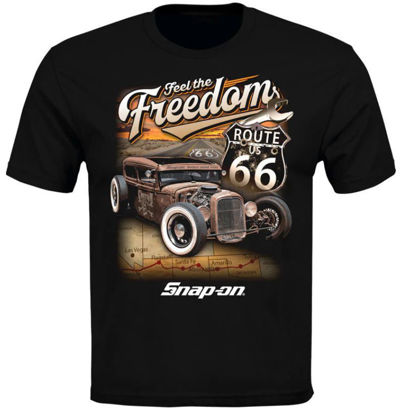 Picture of CSN04-7575-2XL - T-Shirt - Feel The Freedom - Black - 2XLarge