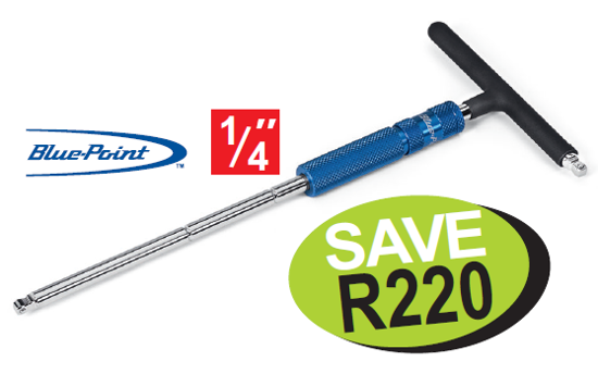 XXJUL202 Snap-on Blue 1/4" Turbo-T Handle Driver