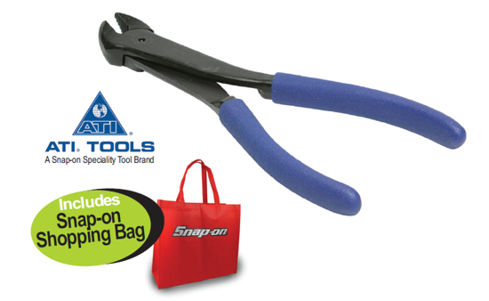 XXJUL207 Snap-on Blue HI-LOK® Fastener Remover Plier with Shopping Bag