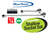 XXJUL236 1/4" Ratchet Set - includes Bits Includes Shallow Socket Set