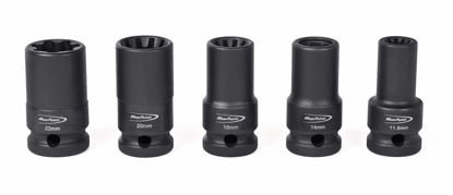 Blue Point - 305VAGBC - 1/2" Drive V.A.G. Brake Caliper Bolt Socket Set; 5Pc