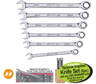 XXAUG203 ZERO DEGREE Ratcheting Combination IMPERIAL EQUIVALENT Spanner Set  1/4 - 9/16 - includes Spanner Inspired Knife Set (6pc) with any TWO SPANNER sets