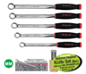XXAUG228 SOFT GRIP RING Spanner Set 17,19,21,22&24mm - includes Spanner Inspired Knife Set (6pc) with any TWO SPANNER sets