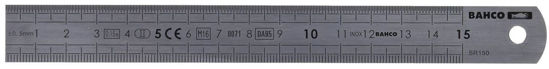 Bahco - B-SR150-MM - Stainless Steel Ruler 150mm (Metric)