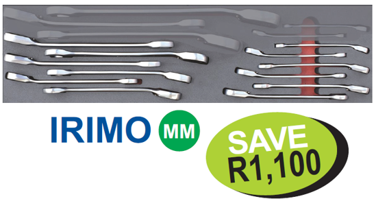 Get the Snap-on Blue XXAUG265 12pc Metric Ratcheting Combination Spanner Set in Foam Control Insert. Includes ratcheting ring end and standard open end spanners in sizes 8-19mm.