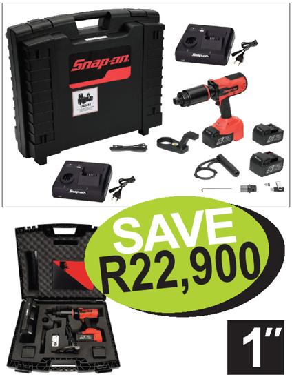 Get the Snap-on XXSEP281 18V Cordless, Brushless Torque Multiplier Kit (CTM2000) with precision torque control, intelligent joint sensing, and Bluetooth connectivity.