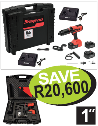 Get the Snap-on 18V Cordless, Brushless Torque Multiplier kit (CTM1000) with promo code XXSEP282. Features precise torque control, intelligent joint sensing, and Bluetooth connectivity.