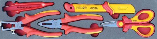 Blue Point - MOD.298SP1SF - 1000V Pliers and Cutting Set; 5Pc