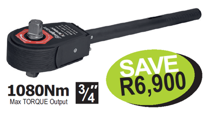 Get the Snap-on 3/4" POW'RENCH™ Manual Impact Wrench (PHTPW80075) on promotion! Delivers 1080Nm max torque, operates without hydraulics, and is lightweight and portable. Promo Code: XXSEP206.