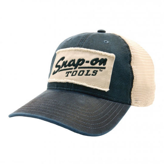 Picture of SNP2281 - Cap - Navy / Tan Soft Mesh