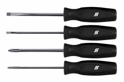 Snap-on - Snap-on - SGDX60B - Combination Instinct® Soft Grip Screwdriver Set in a storage tray; 6Pc - Black