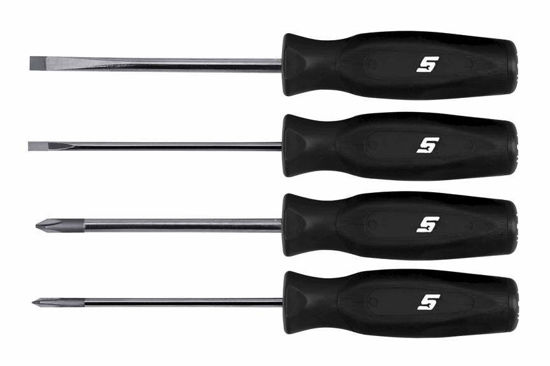 Snap-on - Snap-on - SGDX60B - Combination Instinct® Soft Grip Screwdriver Set in a storage tray; 6Pc - Black