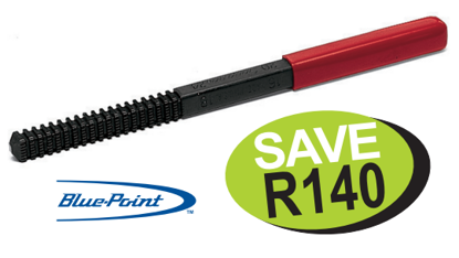 Get the Snap-on Blue Thread File Metric (TFM7530B) on promotion with promo code XXSEP226. Repair 0.75 to 3mm thread pitch with this versatile tool.