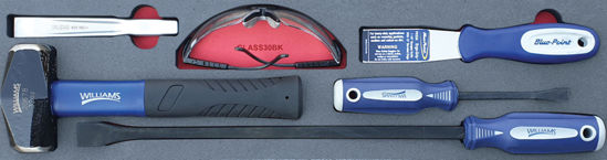 Picture of MOD.216BH45S - Prybar and Hammer Set; 6Pc