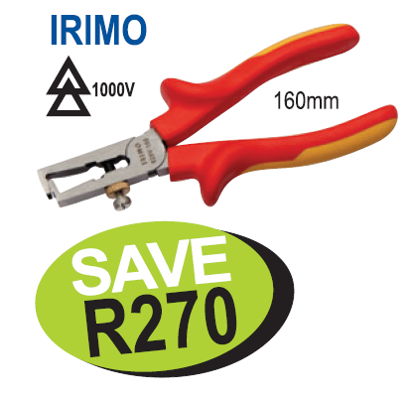 Get the Snap-on Blue 1000V Stripping Plier (IR629V-160-1) for safe work on live equipment up to 1000V. Features soft grip insulated handles and high performance steel. Promo Code: XXOCT224.