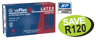 XXOCT236 Heavy-Duty Exam Grade Latex Gloves Medium - X-Large