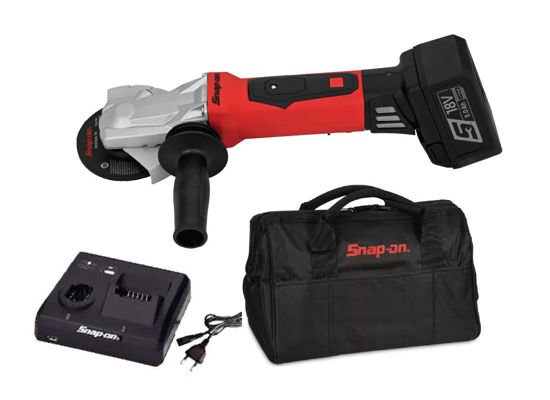 Picture of XXI-CTGR8855AU1TB - 18V MonsterLithium Cordless Angle Grinder / Cut-Off Tool Kit with Safety switch (Tool, Battery, Charger & Tote Bag)